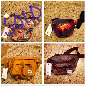 NWT Herschel Supply Co. Fannypacks. buy 1 or all 3